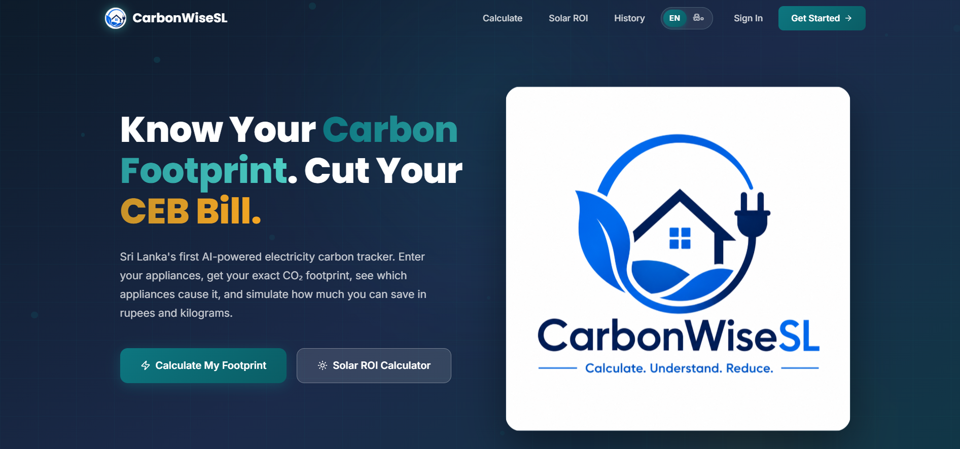 CarbonWise SL - AI Powered Household Carbon Prediction & Reduction Platform