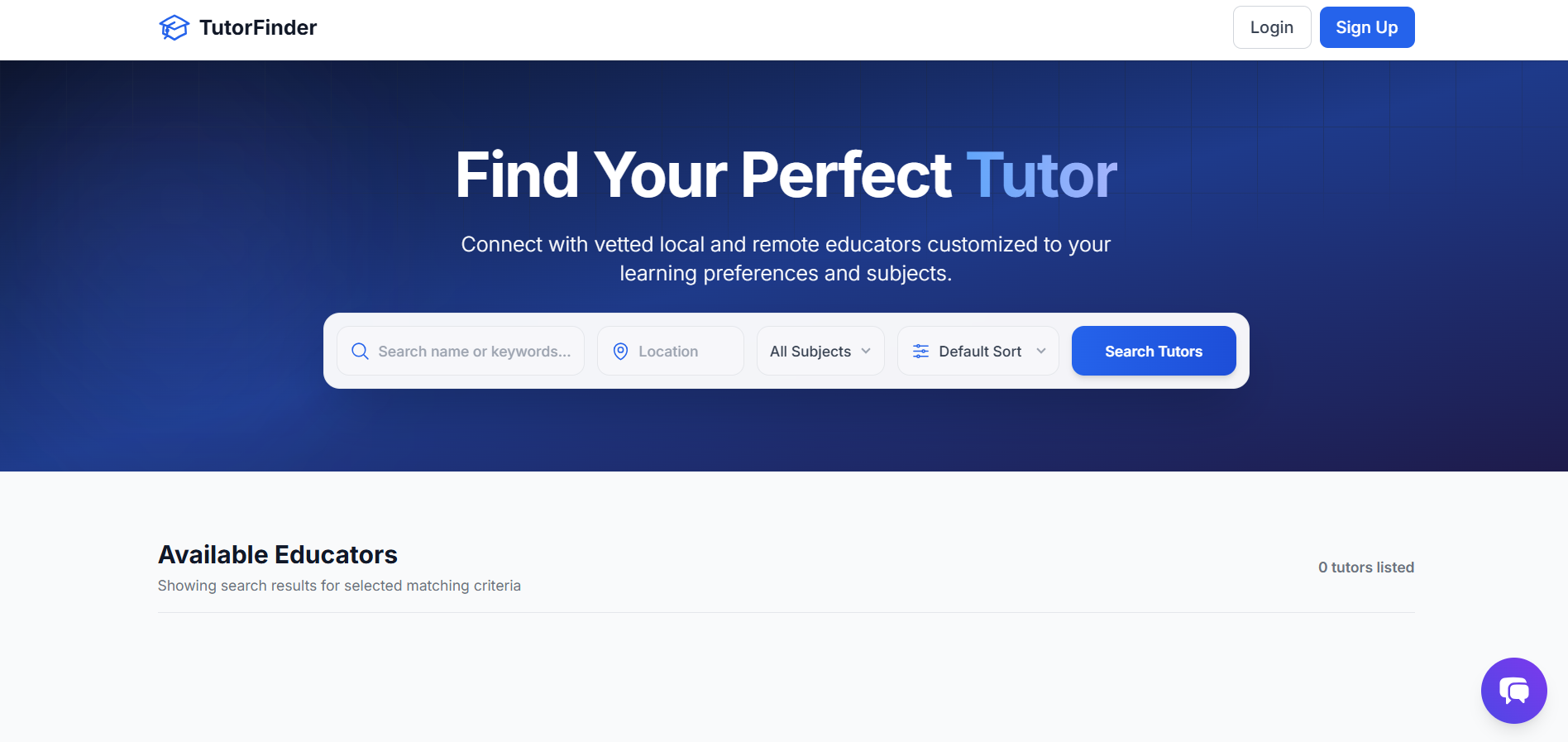 Tutor Finder - AI Powered Tutor Booking & Recommendation Platform